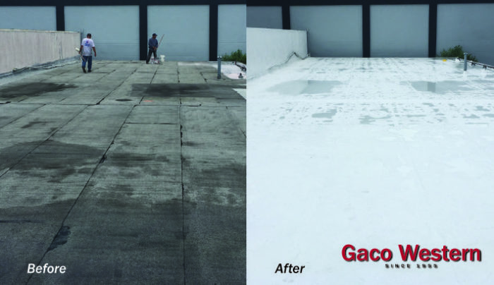 Gacoflex S20 Silicone Over Mod Bit Flat Roof Restoration Blue Jay Associates Fl Gaco™ Gaco™