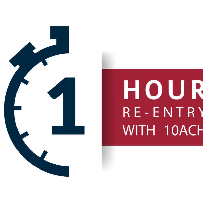 1 hour reentry 10 ach small background